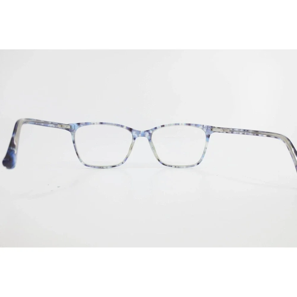 Christian Siriano CM 20212 GR/BL Blue Grey Tortoise Rectangular Eyeglass Frames